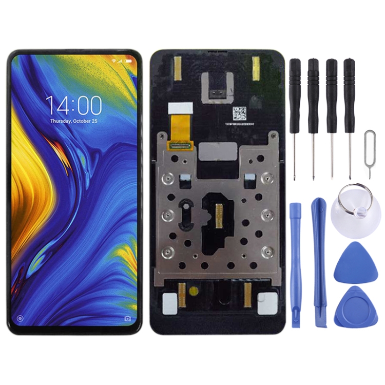 Original LCD Screen and Digitizer Full Assembly with Frame for Xiaomi Mi Mix 3, For Xiaomi Mi Mix 3