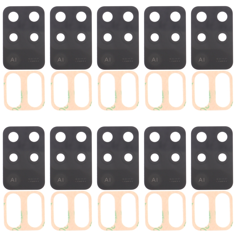 For OPPO Reno5 F CPH2217 10pcs Back Camera Lens