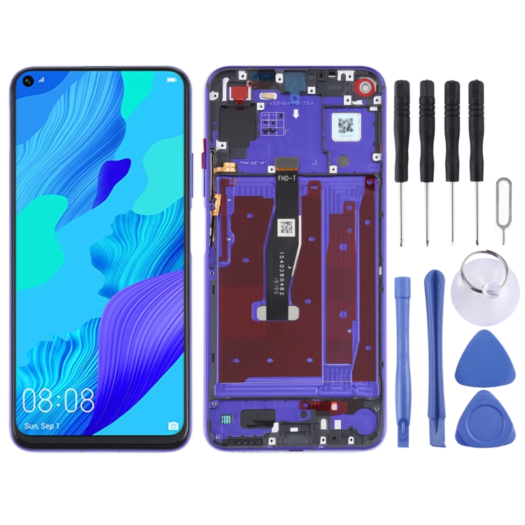 Original LCD Screen For Honor 20 / Huawei Nova 5T Digitizer Full Assembly with Frame, For Honor 20 / Huawei Nova 5T