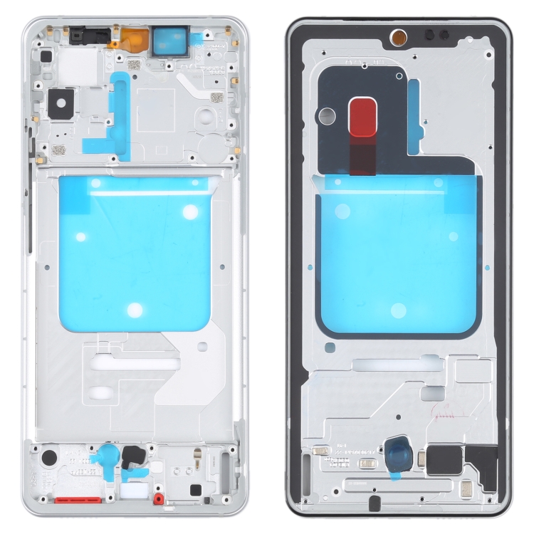 For vivo iQOO 7 Original Front Housing LCD Frame Bezel Plate, For vivo iQOO 7 (Silver), For vivo iQOO 7 (Blue)