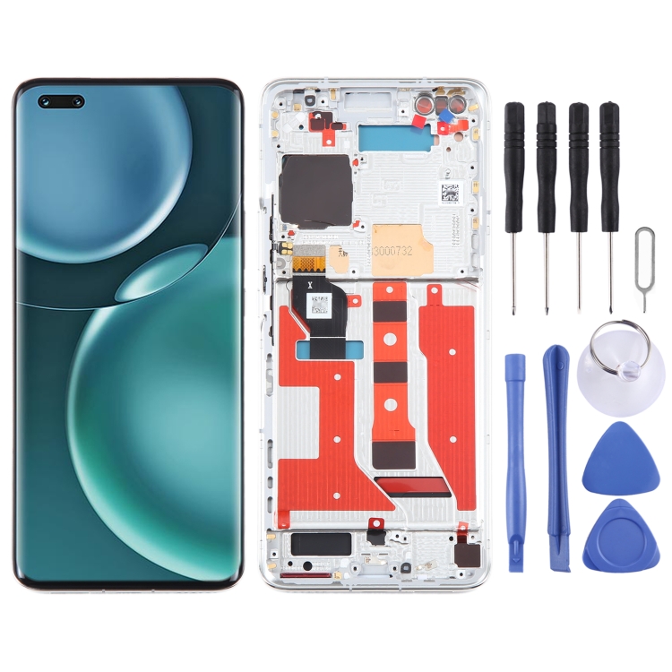 Original LCD Screen For Honor Magic4 Pro Digitizer Full Assembly with Frame, For Honor Magic4 Pro (Original)