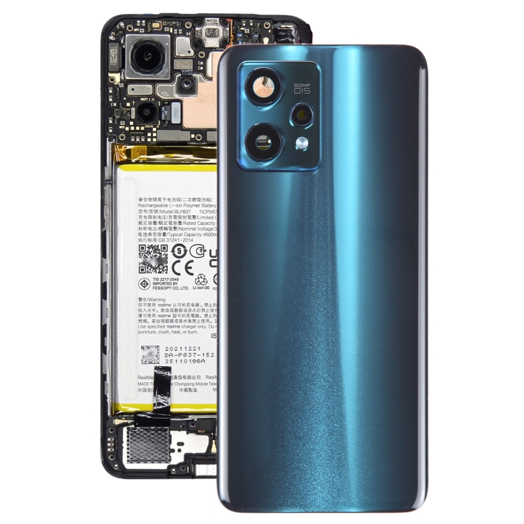For Realme 9 Pro+ Original Battery Back Cover with Camera Lens Cover, For Realme 9 Pro+ (Original with Lens Cover), For Realme 9 Pro+ (Original)
