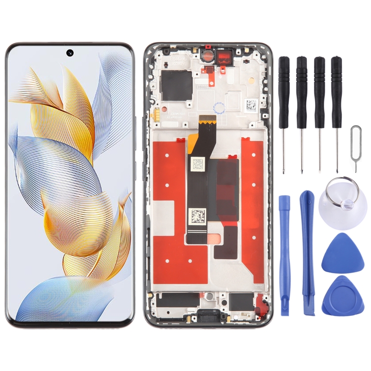 For Honor 90 Original LCD Screen Digitizer Full Assembly with Frame, For Honor 90