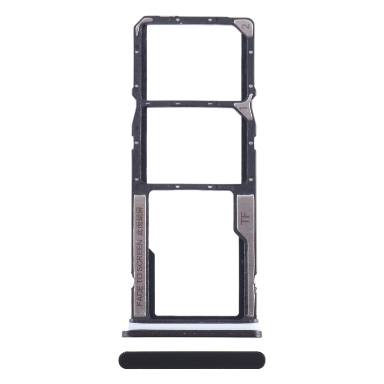 For Xiaomi Redmi A2 SIM Card Tray + SIM Card Tray + Micro SD Card Tray, For Xiaomi Redmi A2