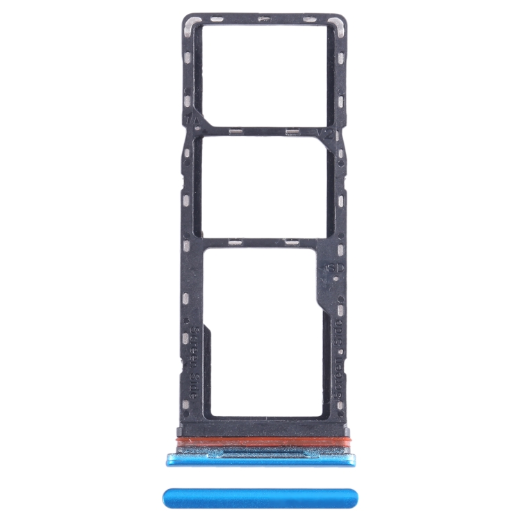 For Infinix Smart 6 X6511B SIM Card Tray + SIM Card Tray + Micro SD Card Tray, For Infinix Smart 6