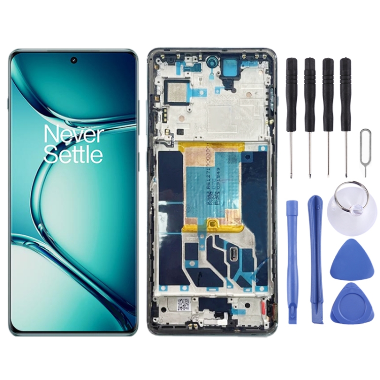 For OnePlus Ace 2 Pro 5G Original AMOLED LCD Screen Digitizer Full Assembly with Frame, For OnePlus Ace 2 Pro 5G (Original)