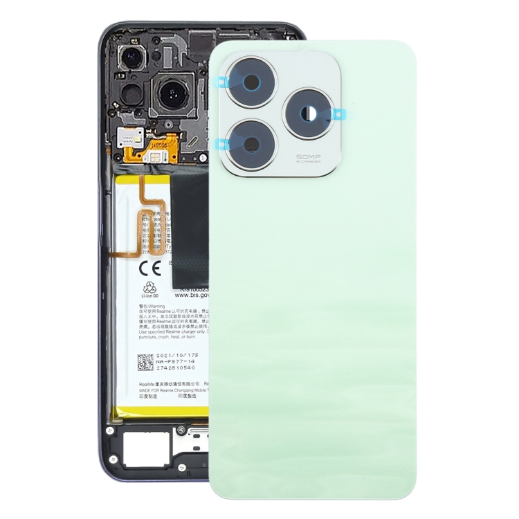 For Realme C63 Original Battery Back Cover with Camera Lens Cover, For Realme C63