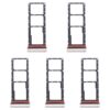For Infinix Hot 40i X6528B 5pcs SIM Card Tray + SIM Card Tray + Micro SD Card Tray, For Infinix Hot 40i