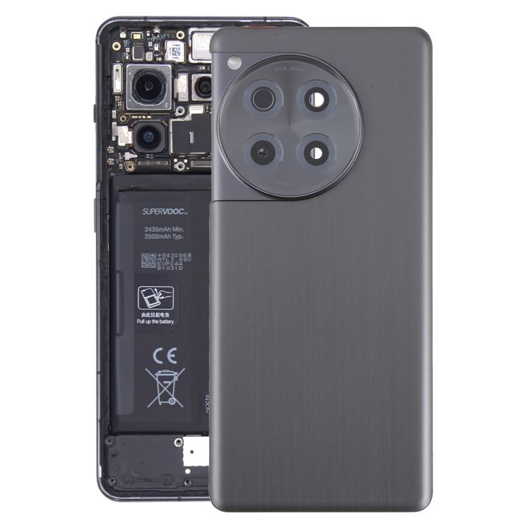 For OnePlus 12R Back Cover with Camera Lens Cover, For OnePlus 12R (with Camera Lens Cover)