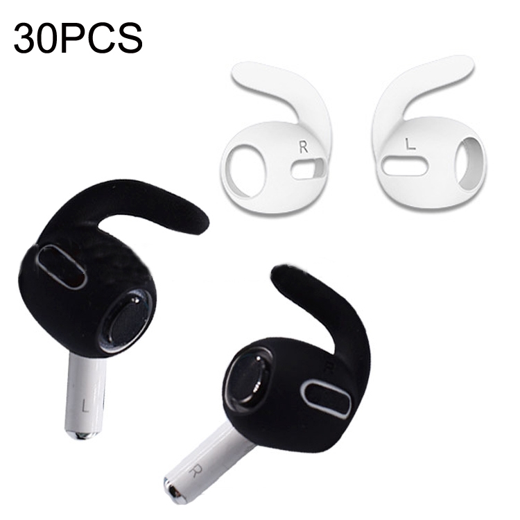 30PCS Ultra-thin Earphone Ear Caps For Apple Airpods Pro, With Ear Hooks
