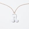 AIRPODS Wireless Headset Anti-lost Chain Strong Magnetic Sleeve Titanium Steel Stainless Steel Color Retention Anti-lost Necklace, Golden, Rose Gold, Black Gold, Steel Color