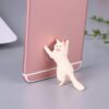 60 PCS Sucker Design Cute Cat Smartphone Holder, White, Gray, Orange, Brown orange, Black, White 02