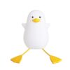 Silicone LED Night Light Mobile Phone Holder, Yellow Mouth, Blue Mouth