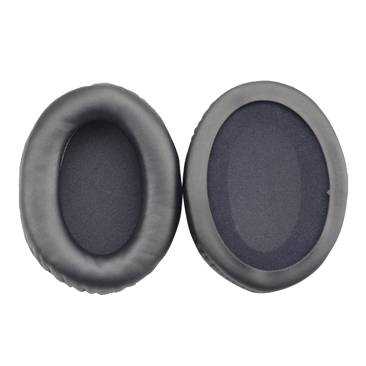 2 PCS Headset Sponge Cover Ear Pad Leather Case For Kingston Cloud Silver II, Colour: Black, Black, Black Splicing, White Splicing, Grid, Lambskin Black, Lambskin White
