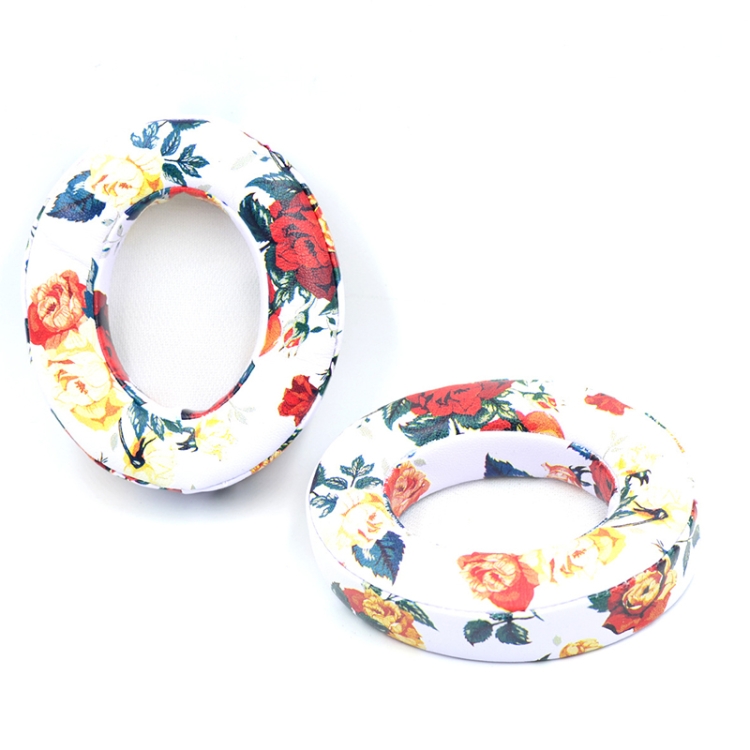 2 PCS Headset Sponge Cover For Beats Studio2.0, Floral, Silver Gray, Starry Sky, Rose Gold