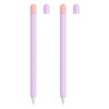 2 Sets 5 In 1 Stylus Silicone Protective Cover + Two-Color Pen Cap + 2 Nib Cases Set, For Apple Pencil 1 (Orange), For Apple Pencil 1 (Matcha Green), For Apple Pencil 1 (Pink), For Apple Pencil 1 (Black), For Apple Pencil 1 (Blue)...