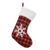 Christmas Decoration Socks Children Gift Candy Bag, Snowflake, Deer, Snowman, Tree