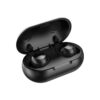 TWS-22 Bluetooth 5.0 In-Ear Sports Waterproof Noise Cancelling Touch Control Mini Headphones, Black, White, Orange, Pink