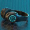 B39 Wireless Bluetooth Headset Subwoofer With Breathing Light Support TF Card, Black Red, Red Black, Pure Black, Pure White, Blue Black