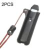 2PCS Electronic Cigarette Anti-drop Protection Case With Lanyard For Uwell Caliburn, Black, Red, Brown, Blue, Pink, Gray