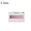5 Sets 6pcs x 2m Student Hand Account Tape Rainbow Washi Tape, Gradient Pink, Gradient Blue, Gradient Green, Gradient Purple