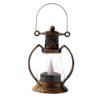 Retro Water-Drop Flame Lantern Ornament Christmas Scene Decoration Oil Light