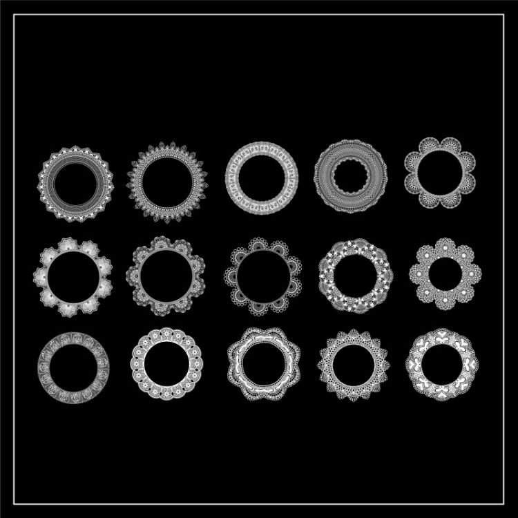 1 Sets Sun Moon Stars Vintage Lace Children Handbook Material