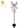 Solar Angel Garden Light Outdoor Decoration Patio Garden Ground Plug Light, Purple, Pink, Yellow