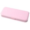 WJ-WJH-2 Plastic Compartment Large-capacity Shatter-resistant Flip-top Stationery Box, Pink, Blue, White, Grey