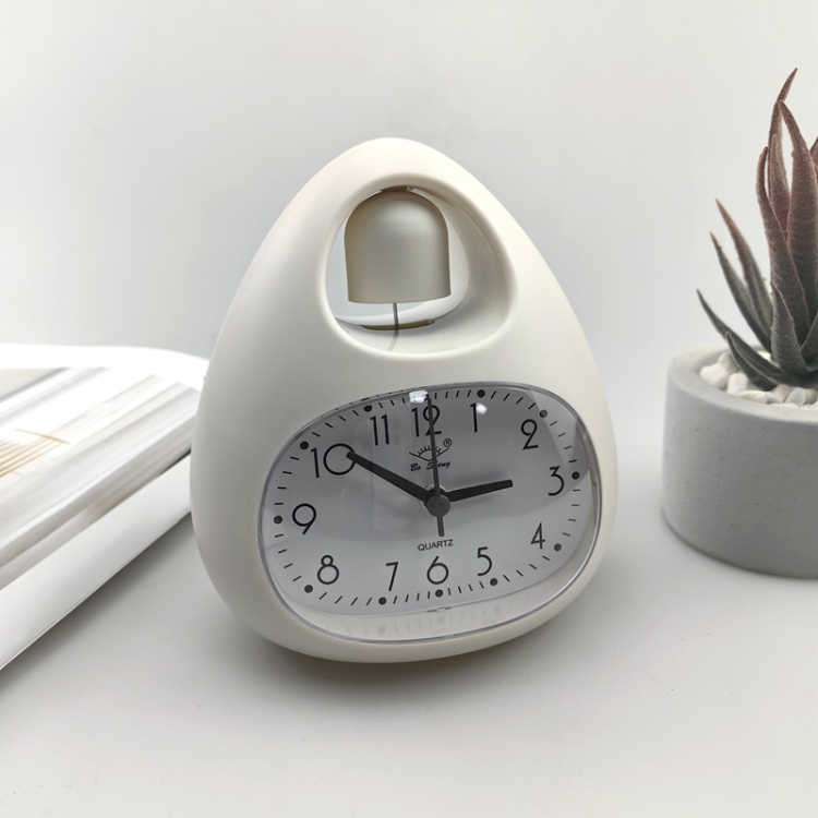 GH809 Egg-shaped Desktop Children Alarm Clock Bedside Cute Belling Clock