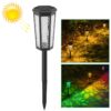 Hexagonal Hollow Solar Ground Lawn Lamp LED Outdoor Waterproof Decorative Garden Light