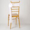 Hotel Wedding Organza Free Tie Chair Back Flower Seat Yarn Decorations Tulle Chair Back Bows