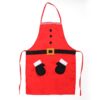 Christmas Cartoon Sleeveless Home Kitchen Apron Dust-proof and Anti-fouling Coveralls, Elderly, Snowman, Elf