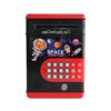 Space Astronaut Fingerprint Savings Jar Children Musical Password Money Bank Toys, 13.5 x 12.3 x 19.5cm