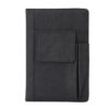 A5 Imitation Fabric PU Leather Notebook Notepad Multi-pocket Journal Planner, Blue, Black, Grey