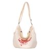 Large Capacity Canvas Bag Women Tote Printed Letter Casual Simple Shoulder Bag