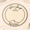 Anti-scald Table Heat Insulation Mat Coaster Simple Lines Greaseproof Non-slip Dinner Plate Pad, Sunset, Pine Tree, Cabin