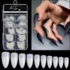 100pcs /Box Stiletto Nail Tips Halloween Style Stiletto False Eagle Claw Art Nails