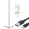 5V Bluetooth Wall Corner Ambient Light APP Remote Control Bedroom Floor Lamp, 1.42m