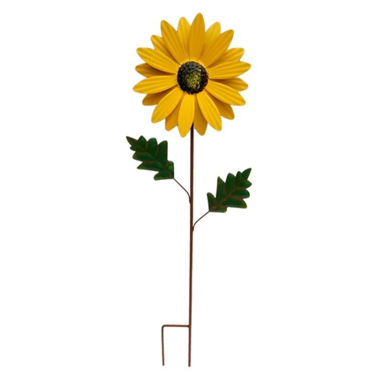 Outdoor Lawn Garden Landscape Arrangement Decorative Iron Flower Inserts