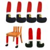 4pcs /Set Christmas Tables Chairs Leg Cover Floor Protectors