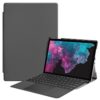 Custer Texture Horizontal Flip PU Leather Case for Microsoft Surface Pro 4 / 5 / 6 / 7 12.3 inch, with Holder & Pen Slot