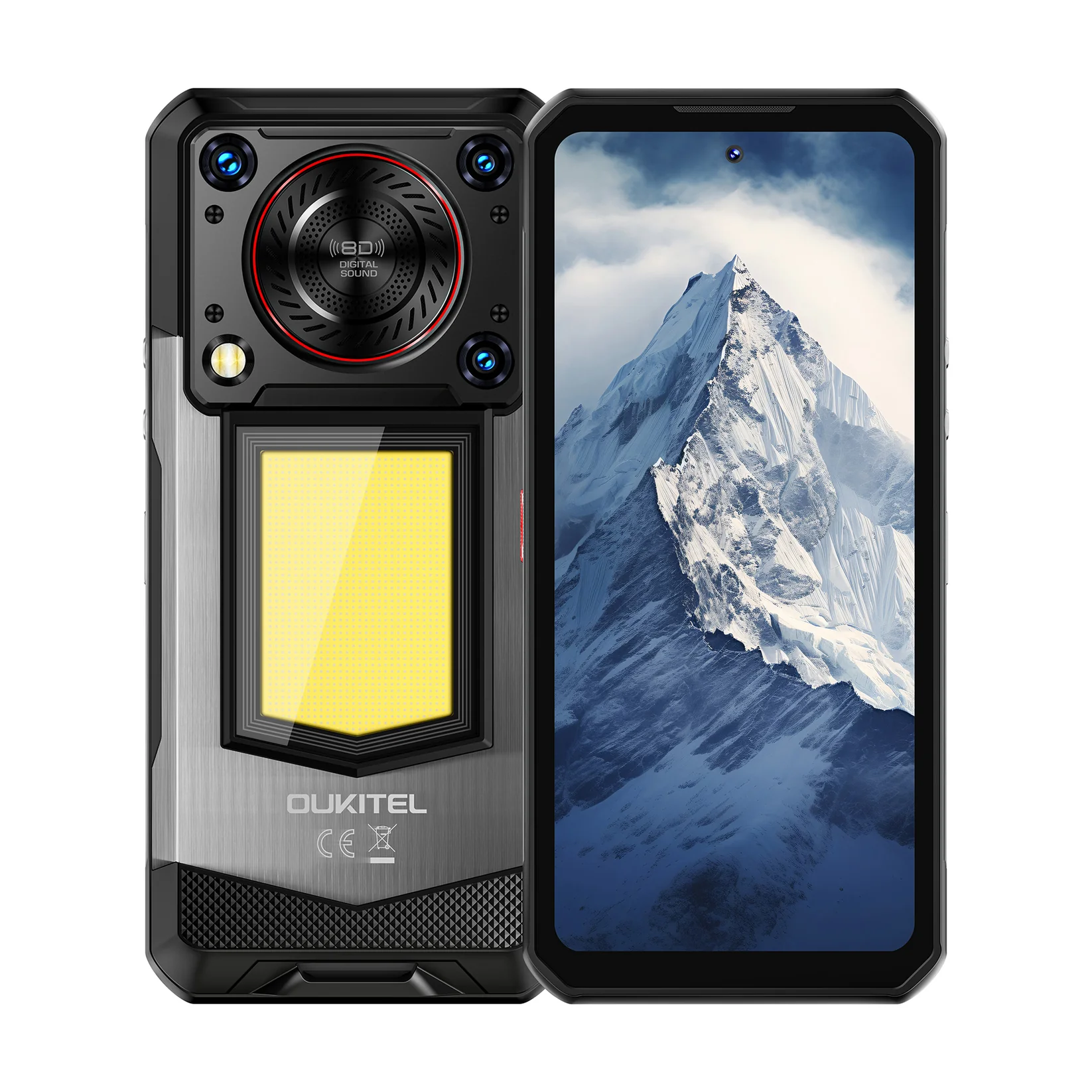 Oukitel WP56 5G Rugged Phone 6.8'' FHD+ Display 16000mAh Big Battery 108MP Camera Android 15(12GB+512GB NFC)