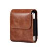 Universal Folding Mobile Phone Waist-mounted Leather Case