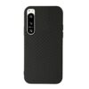 Accurate Hole Carbon Fiber Texture PU Phone Case