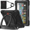 Silicone + PC Protective Tablet Case with Holder & Shoulder Strap