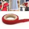 WG000312 Polyester Silk Centipede Shape Lace Belt DIY Clothing Accessories, Size: 2500 x 1.2cm