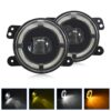 Y5 4 inch 1 Pair Light Guide Single Lens Fog Light