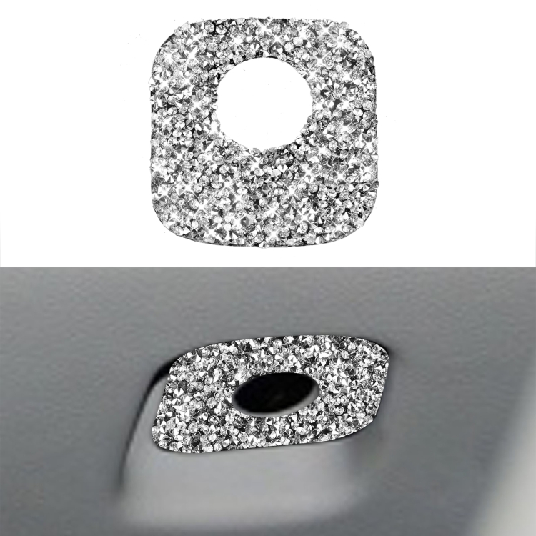 For Chevrolet Corvette C6 2005-2013 Car Passenger Side Storage Box Diamond Decorative Sticker, Left Drive