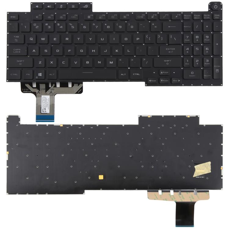 US Version RGB Backlit Laptop Keyboard for Asus ROG Stirx G17 G713 G713Q G713QE G713QY G713QR G713RX G713RS G713RC G713IR G713IH